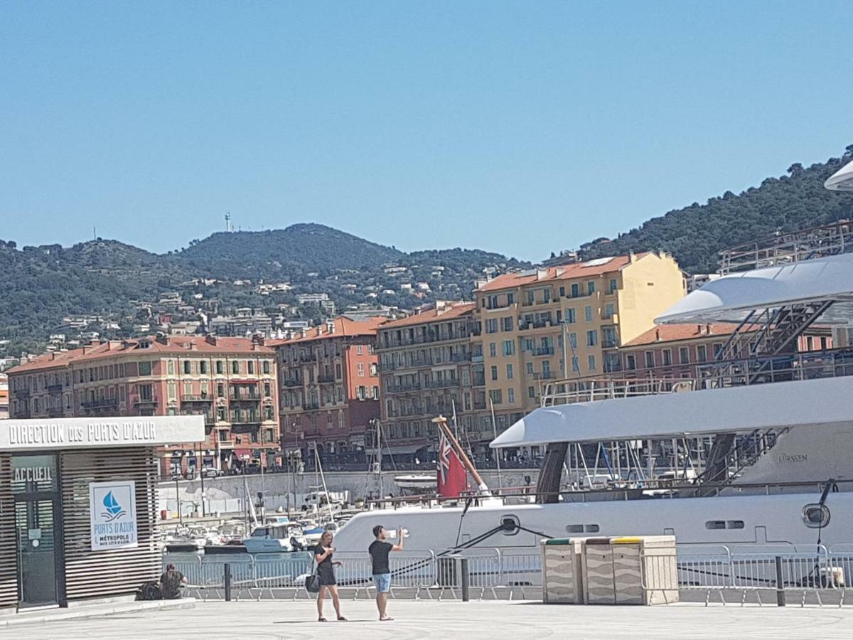 Les Palmiers A 700M De La Mer Nice Eksteriør billede